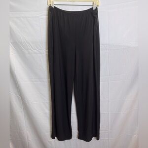 Gilligan & O'Malley Black Wide Leg Pants Sleepwear